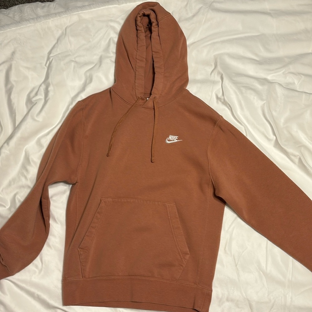 Mens nike brown hoodie size xs
